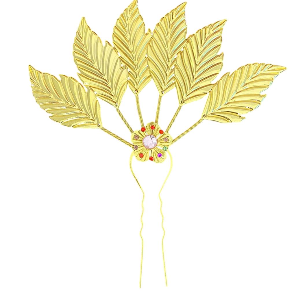 Elegant Crystal Filigree Hair Stick Buyao for Girls Ancient Chinese Hairpin Traditional Hanbiuk Decorative Cosplay