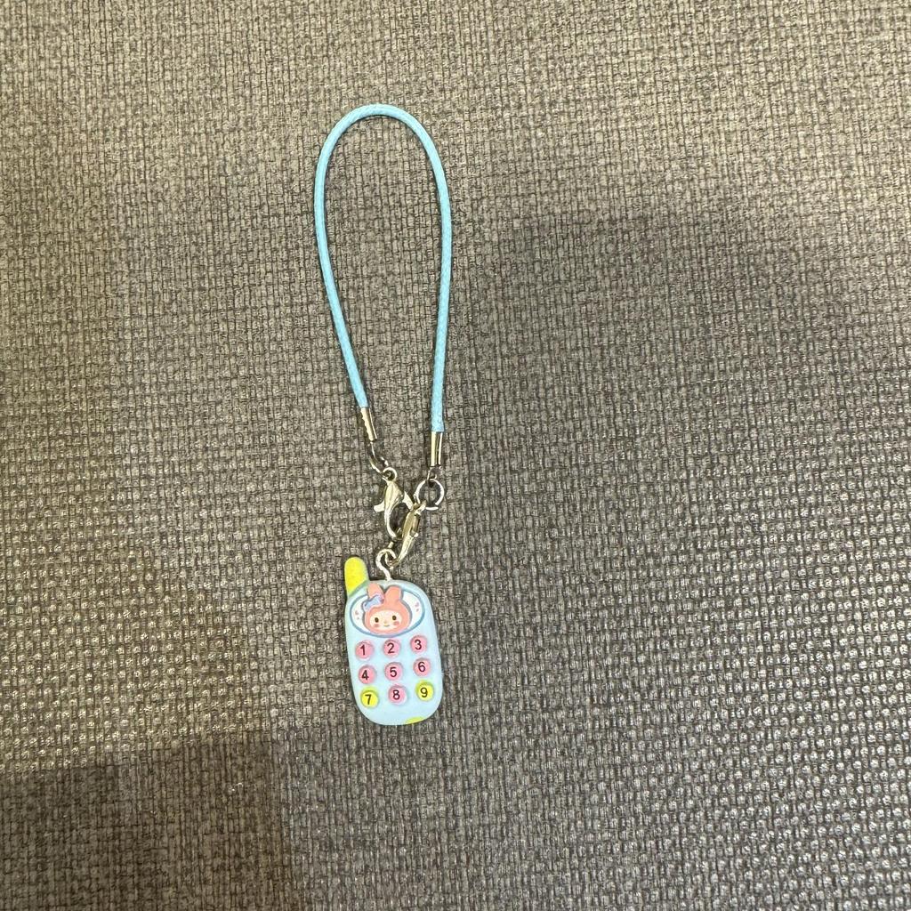 Sanrio Cartoon Mini Phone Pendant Water Bottle Accessory Doll-Figure 