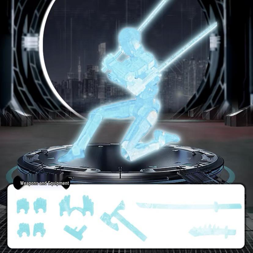 

13-шарнирная подвижная кукла-талисман: Сделай сам декомпрессионный 3D-печатный манекен-игрушку