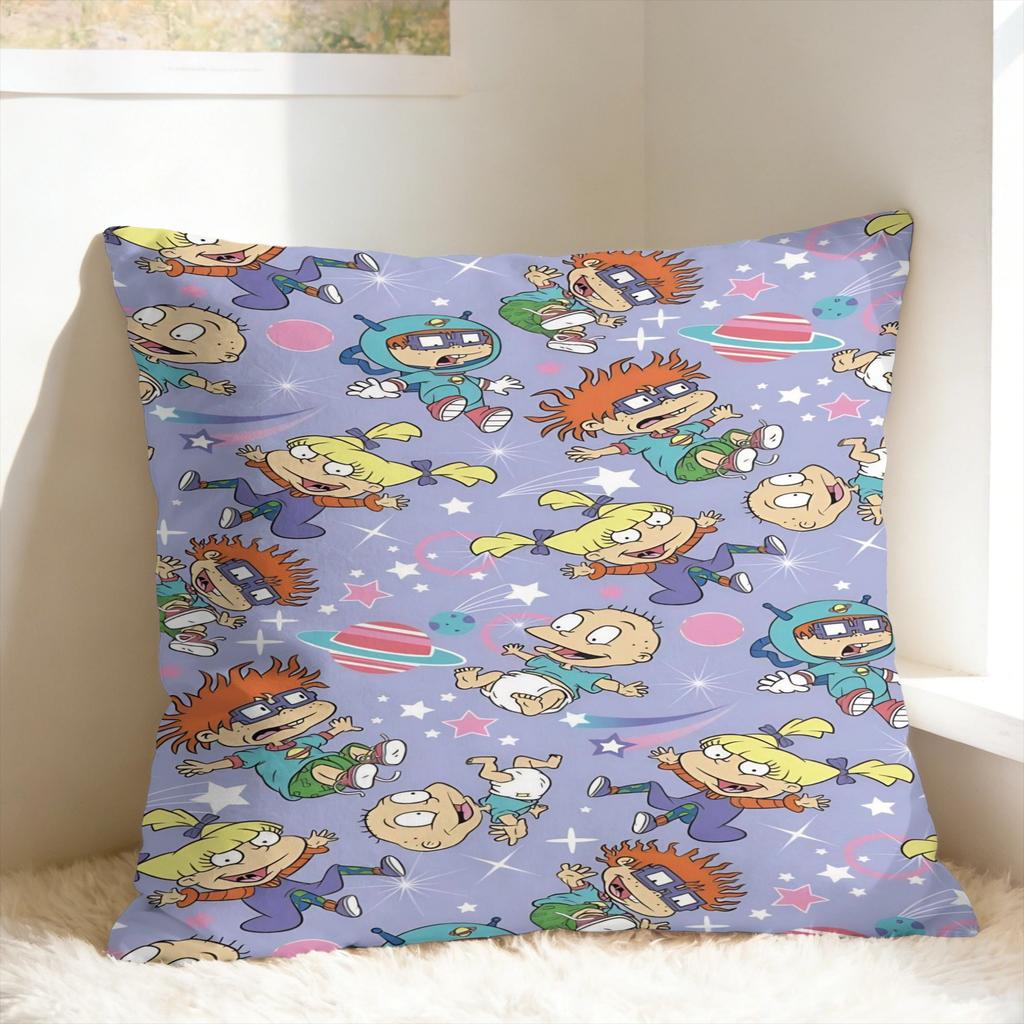 R-Rugrats Angelica Pickles Pillow Cover Novelty Pillow Case For Sofa Home Decoration Design Pillowcases Birthday Gift