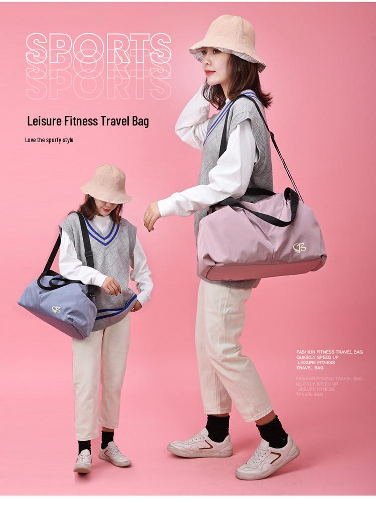 Women's Cute Lightweight Gym Bag with Wet/Dry Separation & Large Capacity - Perfect for Short Trips & Travel
