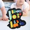 Sensory Toy Learning Game Early Toys Teaching Aids Multifunctional Birthday Gift Felt for