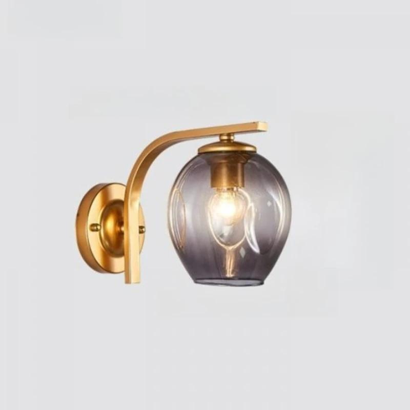 Modern Wall Light Sconces Creative Lantern Glass Lampshade Indoor Dining Room Living Room Lamp
