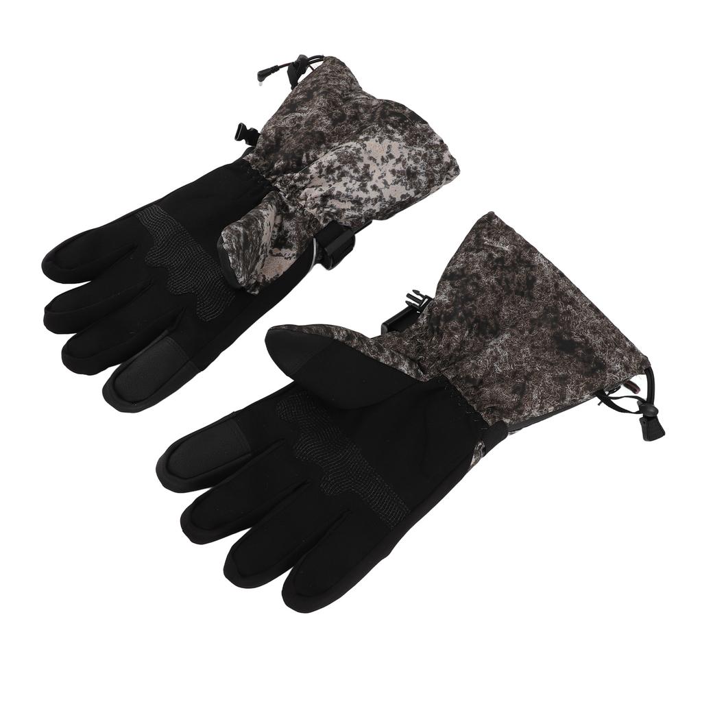 1Pair Heated Gloves DC Connection Battery Powered Touchscreen 3 Adjustable Temperature Electric