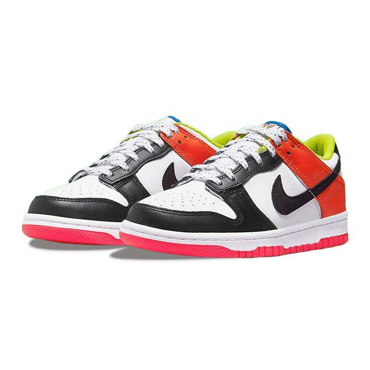 Nike Dunk Low GS Cartwheel Kids Sneakers White Black Signal-Blue DV1752-101