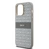 Dkny Dkhcp14Lprthsle Iphone 14 Pro6.1 Beżowy/Beige Hardcase Leather Mono Stripe & Metal Logo
