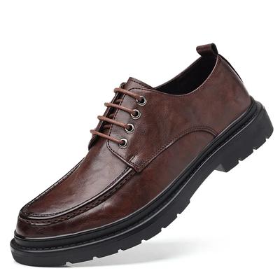 Men Oxfords Footwear Sneakers Shoes Men Genuine Leather Casual Lace-up Walking Shoes Men Outdoor Tooling Shoes Man