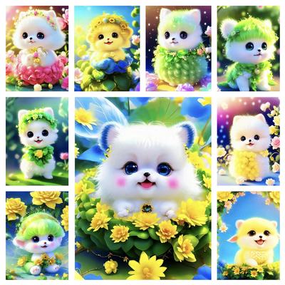 DIY Diamant Malerei Neue Serie 2023 Nette Katze Bild Alle Diamant Mosaik Stickerei Kreuz Stickerei Set Home Dekoration