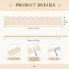 5pcs Stainable Decorative Wood Trim Paintable Scalloped Edge Wood Molding  Home Wall Decoration