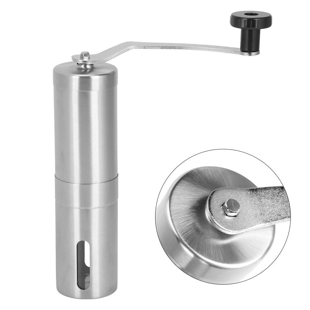 Portable Stainless Steel Manual Coffee Grinder Hand Crank Mill Grinding Machine Kitchen Tool