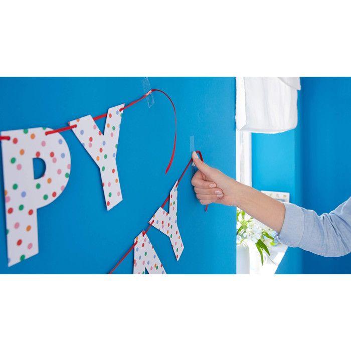 Ruban adhésif - TESA - 15 mm x 66 m - Transparent - Film PP - Pack 10 rouleaux