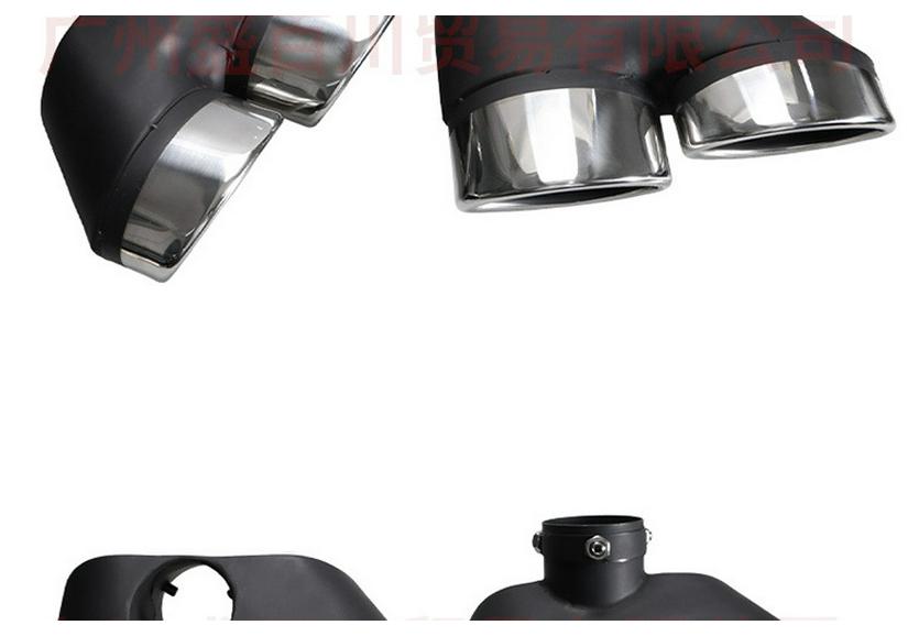 Stainless Steel Quad-Outlet Exhaust Muffler for Mercedes W211 E260/E240