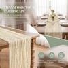 Runner da Tavola in Garza 90x400cm Runner da Tavola in Fibra di Poliestere Decorazione Matrimonio