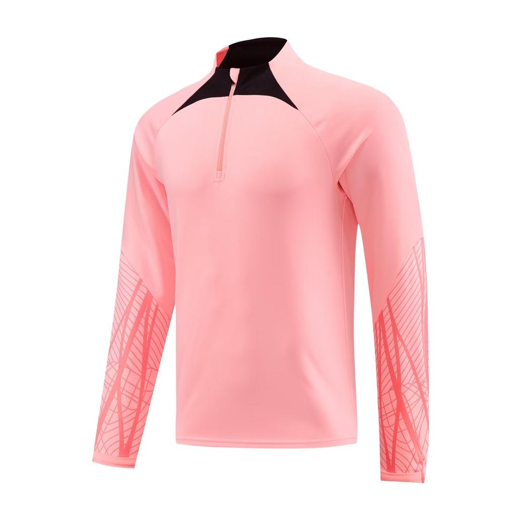 Half Zipper Long Sleeve Football Training Suit Set Children'S Autumn And Winter Football Suit Adult Running Sports Casual Suit