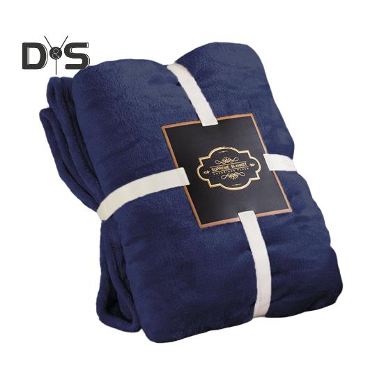 Flannel Blanket Thickened Double-sided Fluff Plush Solid Color Office Nap Dormitory Home Bed Sofa Travel Cozy Warm Winter Blanket