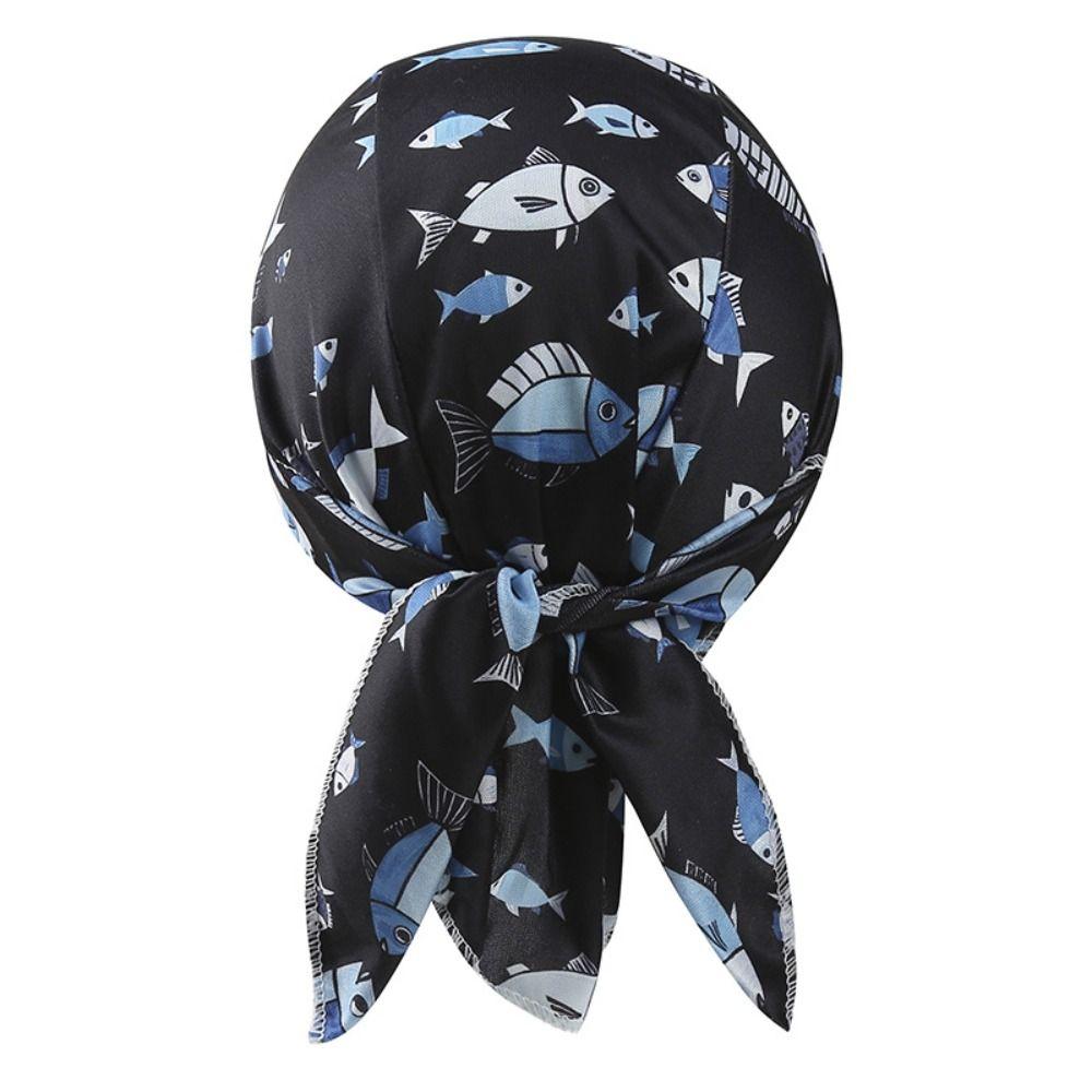 Quick Dry Bandana Headscarf Breathable Pirate Hat Fashion Accessory Bandana Hat Outdoor Activities