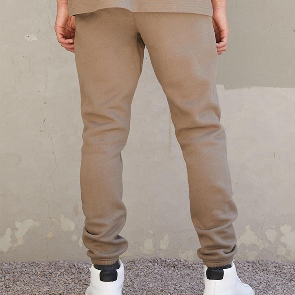 Fear of God Essentials Fleece Jogger Pants With Drawstring In Harvest Men Bottoms Wheat-Brown FOG-FW21-023