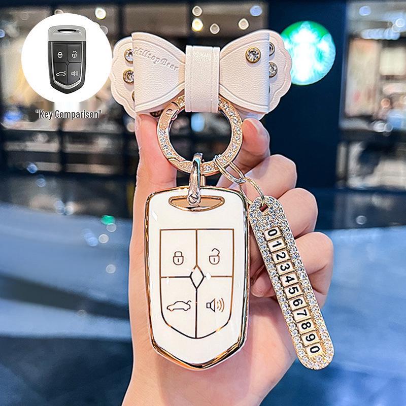Borgward BX5/BX7 High-Grade Key Case: Protective Shell with Buckle for Men and Women