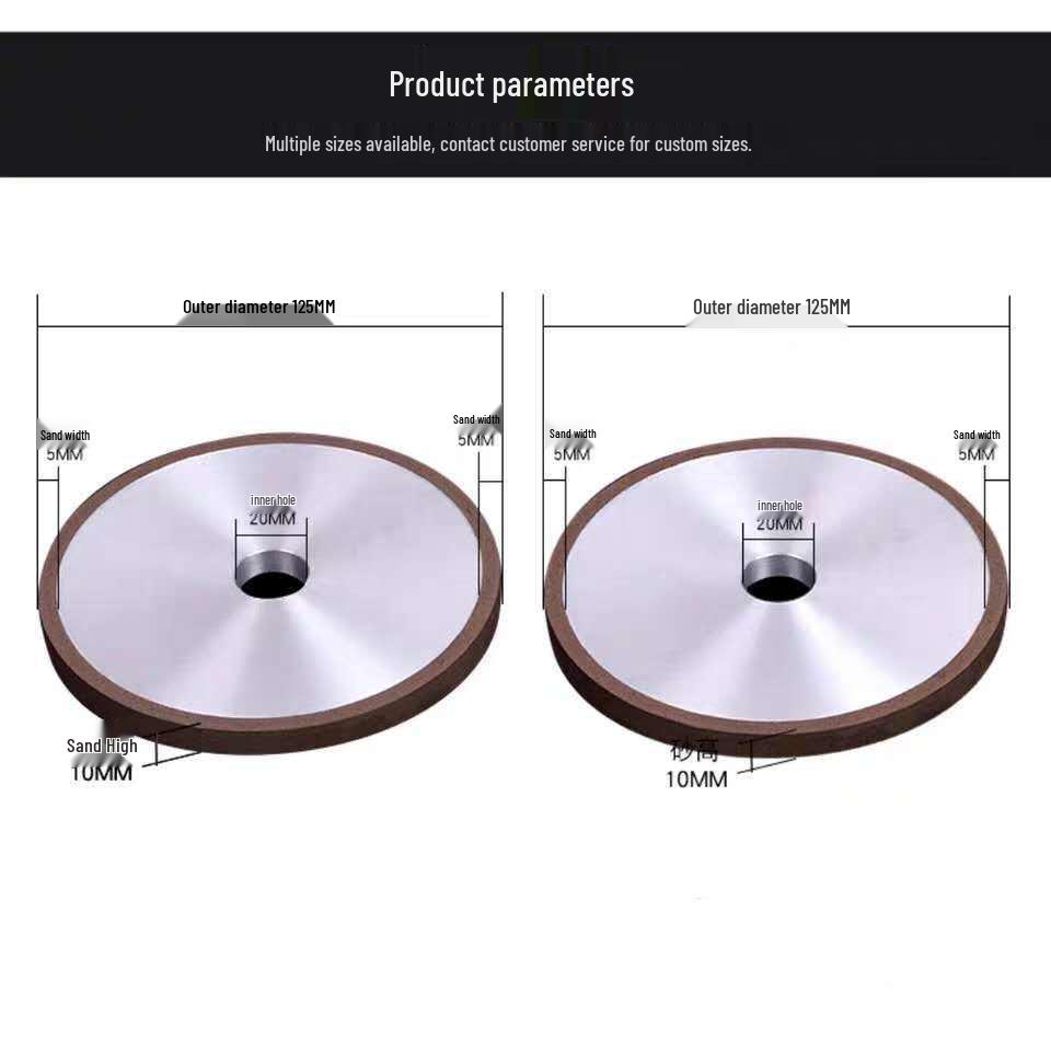 Parallel Type Resin Diamond Grinding Wheel for Tungsten Carbide Steel Surface Grinder
