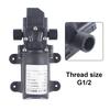 DC 12V 130PSI 6L/Min Water High Pressure Diaphragm Self Priming Pump 70W 72W with EU plug power supply 6A pipe 1/2