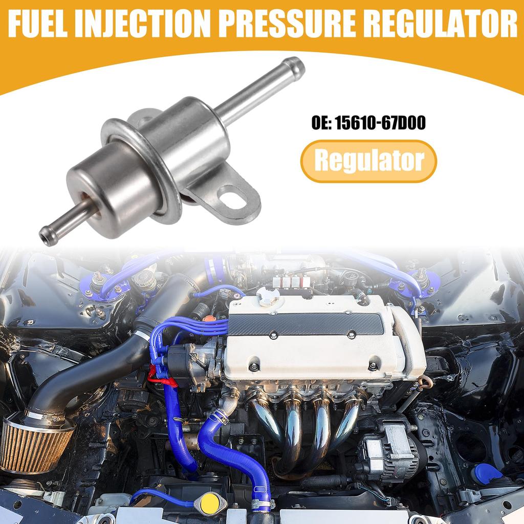 Partuto Fuel Injection Pressure Regulator No.15610-67D00 - Car Fuel Pressure Regulator - Fits Suzuki
