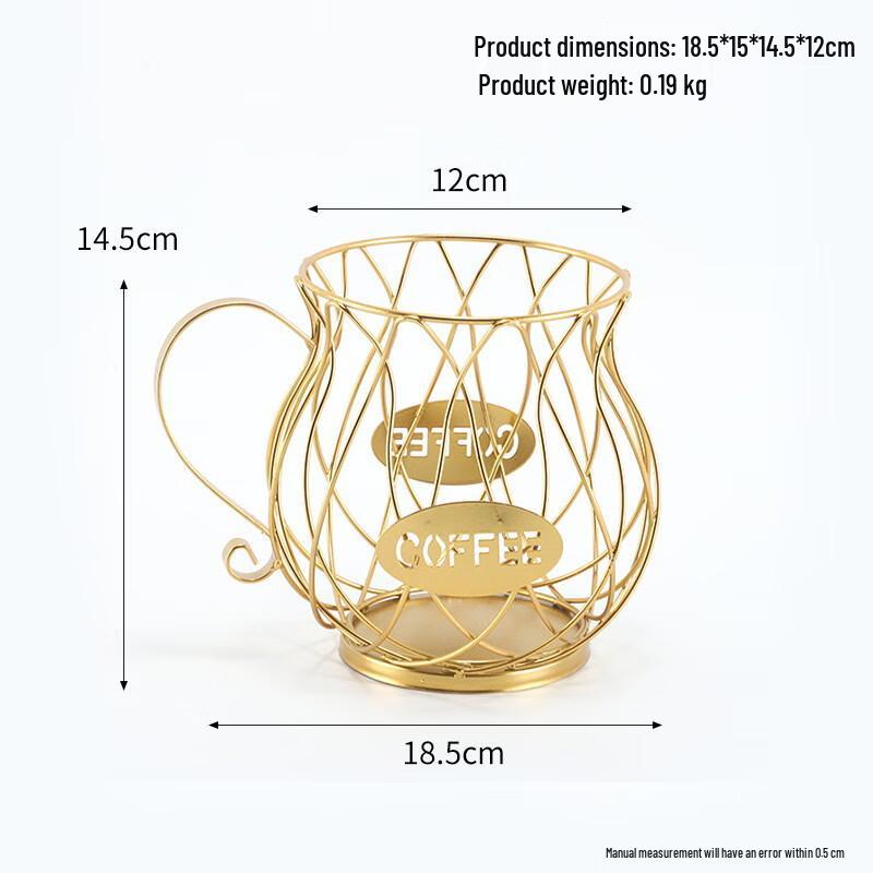 Nordic Geometric Wrought Iron Fruit & Snack Basket