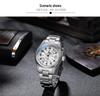 ADDIESDIVE Men's High-End Automatic Mechanical Watch with Calendar, Stainless Steel.