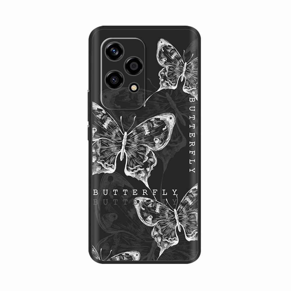 For Honor 200 Lite Case Cute Panda Flower Painted Soft Silicone Phone Cover For Honor 200 Lite 5G Cases For Honor 200Lite Covers