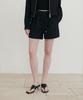 SSIN AND LEE (W) Evening Pinstripe Shorts Black