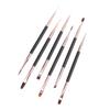 Double Ended Nail Art Brush for Manicure Drawing Design DIY Tool Professional Salon Painting Pen Easy Control for Acrylic Gel