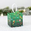 10PCS Christmas Gifts Box Cookies Candy Box Xmas Tree Hanging Christmas Decorations For Home 2025 Navidad Natal New Year Gifts