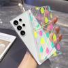 Colorful Raindrops and Lines Phone Case for Samsung Galaxy S26 S25 S24 S23 S22 S21 S20 FE Plus Lucency TPU Protection Cover