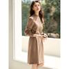 Mohanyimei Elegant A-Line Knit Dress