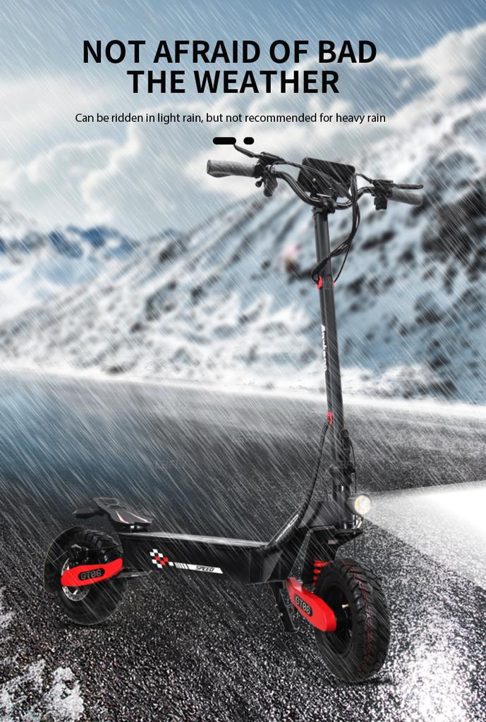 Nouveau 2025 EU Scooter Électrique 1200W moteur unique 48V 13ah avec Pneus 11 Pouces, Vitesse Maximale de 45-50 km/h, Autonomie de 50-60km Scooter
