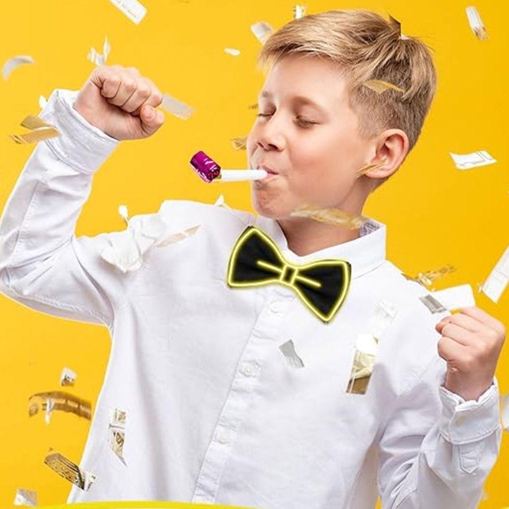 10 Colors Luminous Colored Ties EL Wire Stage Prop Clothing  Party Halloween Christmas