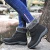 Plush High-top Boots Women Warm Snow Boots Non-slip Winter Cotton Shoes Waterproof Outdoor Hiking Sneakers