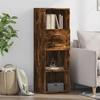 VidaXL High Buffet Smoked Oak 40x42.5x124 Cm Engineered Wood, Buffet, Cupboard, Sideboard, Cabinet, 846163