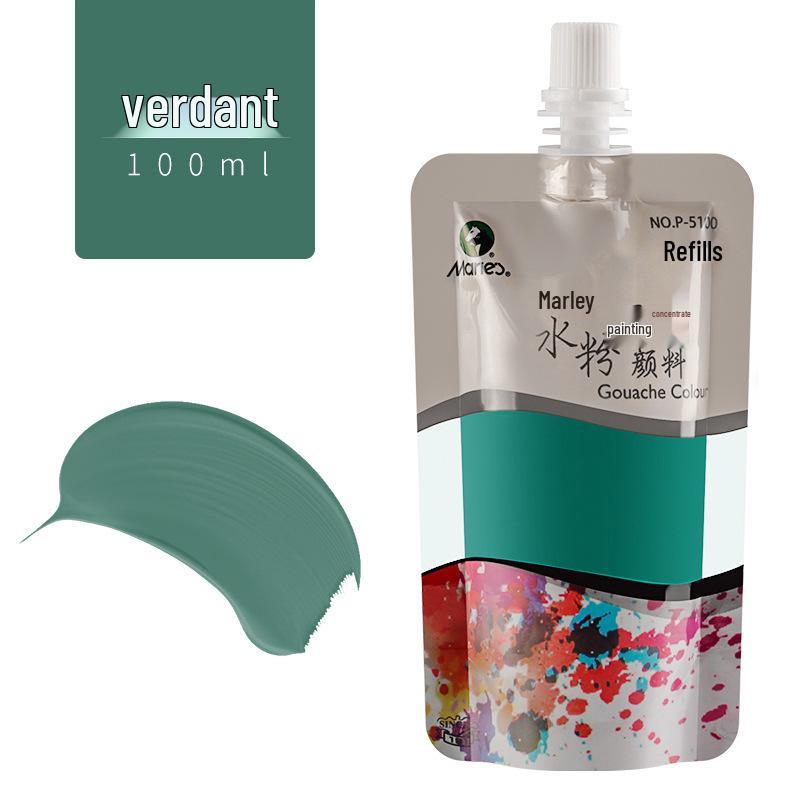 Mali Concentrated Gouache Paint Refill - Jelly Pigment for Art Exams