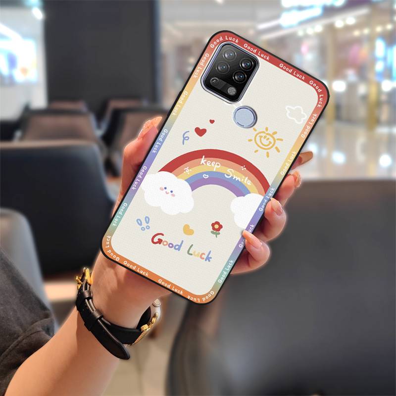 Dirt-resistant Cute Phone Case For Tecno Pova/LD7 Cartoon Silicone Full Wrap Waterproof Soft Case Anti-dust Protective