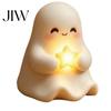 Halloween Party Atmosphere Light Cute Up Ghost Decoration, Small Statue Night Light, Indoor Tabletop Resin Table Decoration for Indoor, Kitchen Tiered