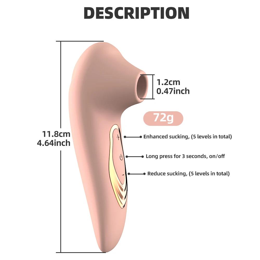 G Spot Sucking Clitoral Sucker Vibrator Nipple Clitoris Massage Stimulator Female Masturbator Erotic Sex Toy For Women Adult 18