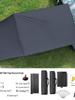 Car Roof Tent & Sunshade: Rear Side Awning, Black Glue, Rainproof & UV Protection for Camping