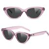 Retro Small Oval Frame Macaron Pattern Tendy Sunglasses Women Men Vintage