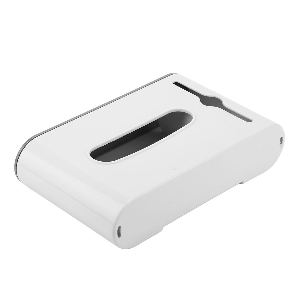 Grocery Bag Dispenser Visible Window Design Large Capacity Dustproof Lid Plastic Bag for Kitchen Bedroom