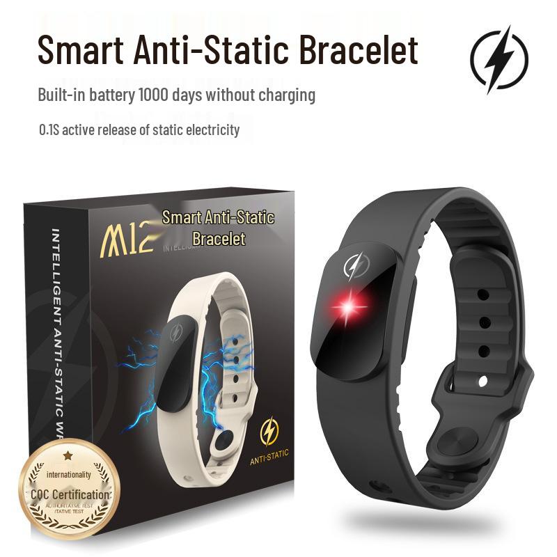 Universal Wireless Anti-static Wristband for Static Electricity Elimination, Suitable for Men, Women, and Children