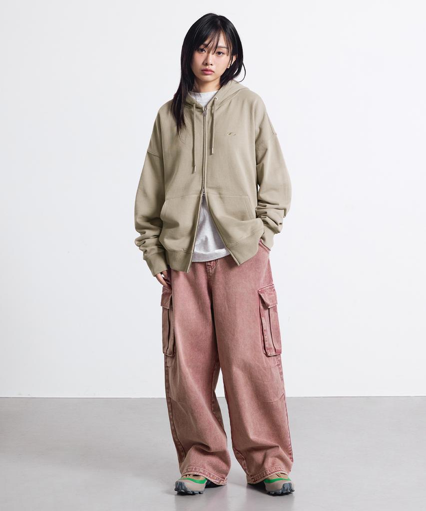 FILLUMINATE Two-Tuck Washed Denim Cargo Pants - Black