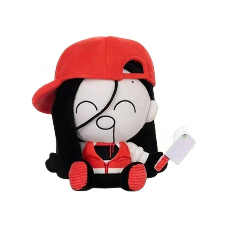 BUTCHER & VANITY Plush Doll Cartoon Soft Butcher Girl Plushie Toy Stuffed Pendant for Kid Birthday Christmas Gifts