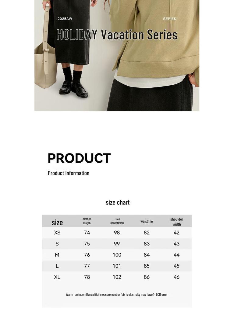 Elva' Island Women's Faux Two-Piece Hooded Sweatshirt