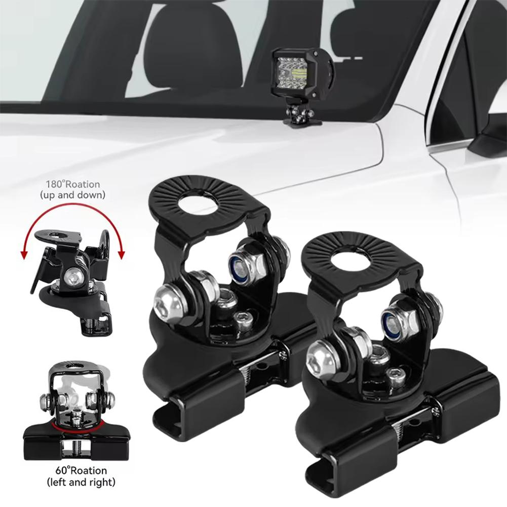 Universelle LED-Scheinwerfer-Montagehalterung für Geländewagen, nicht-destruktive Montage für Motorhaube/Seite des Fahrzeugs, 2 Stück C0G3