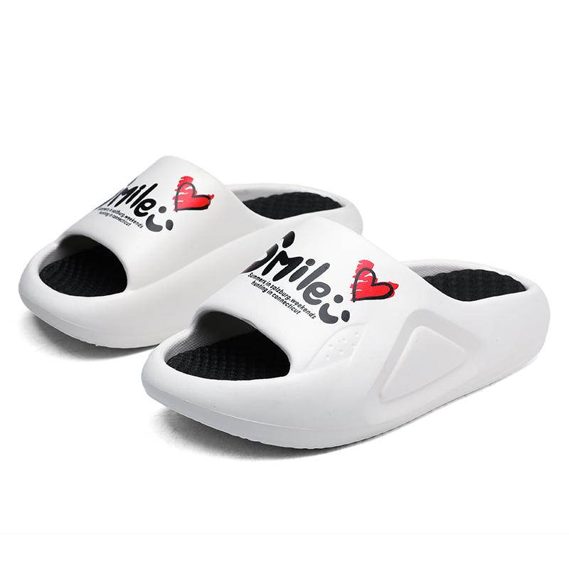 

Мужские тапочки, летняя обувь для мужчин, нескользящие пляжные сандалии для отдыха на открытом воздухе, мужские шлепанцы с толстой подошвой, износостойкие, популярная модель 45 белый